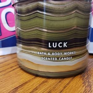 Bath & Body Works LUCK Jade 3-Wick Candle *Retired Fragrance